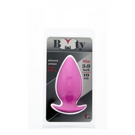 Большая розовая анальная пробка BOOTYFUL ANAL PLUG LARGE PINK - 10 см.