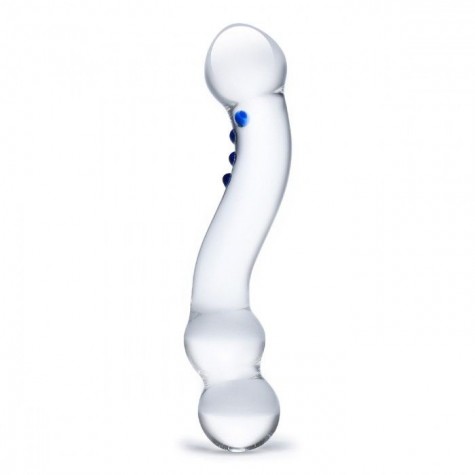 Изогнутый стеклянный стимулятор G-точки Curved G-Spot - 15,2 см.