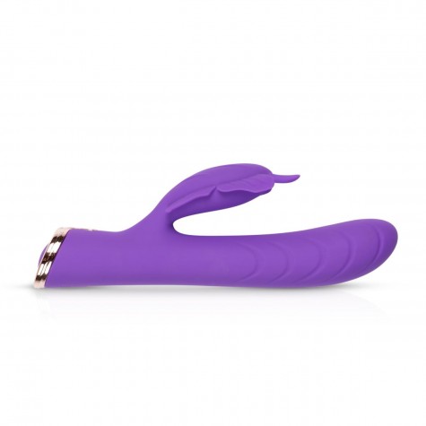 Фиолетовый вибратор-кролик The Princess Butterfly Vibrator - 20,5 см.