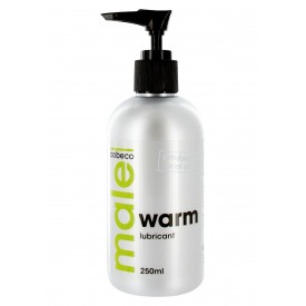 Лубрикант с согревающим эффектом MALE Cobeco Warm Lubricant - 250 мл.